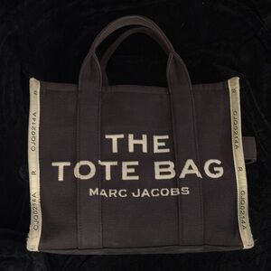Marc Jacobs Black and Cream Tote Bag
